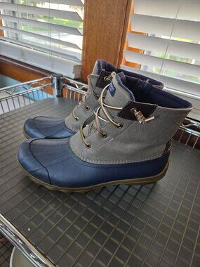 Sperry Women's Syren Gulf Rubber Ankle Rainboots size 11